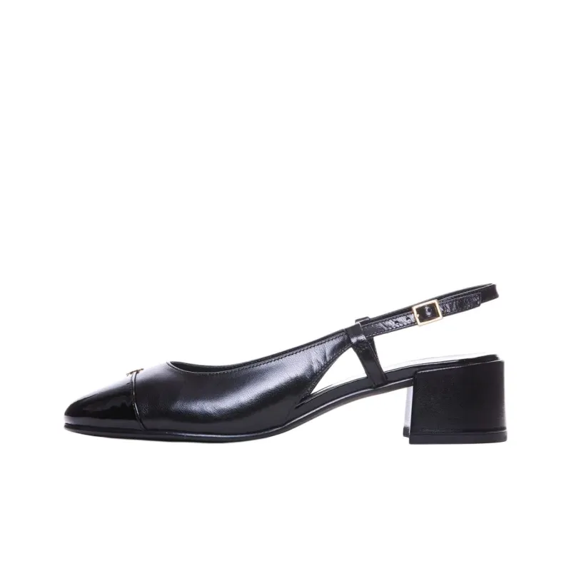 TORY BURCH Chunky Heel High Heels 4.5cm Women's Black-0