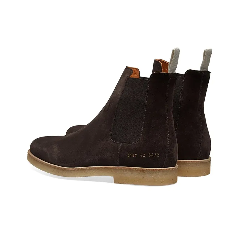 COMMON PROJECTS Chelsea Boots Men Brown-3