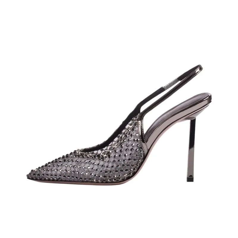 Le Silla Gilda 80mm Slingback Pumps-0