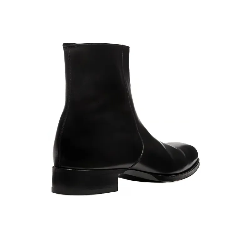 TOM FORD Edgar Leather Ankle Boots-2