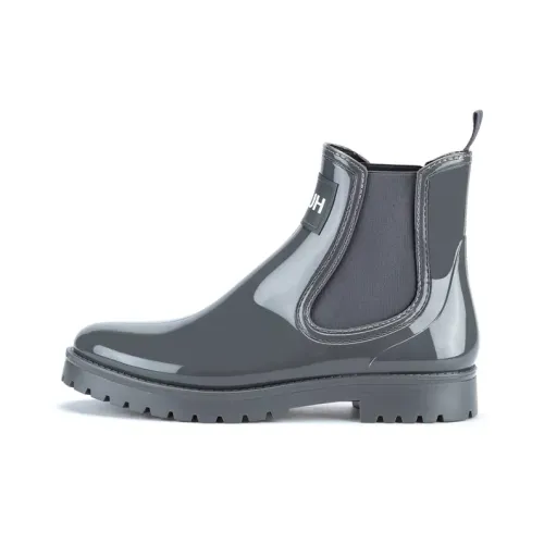 HUGO BOSS Chelsea Rain Boots Short Women's Gray