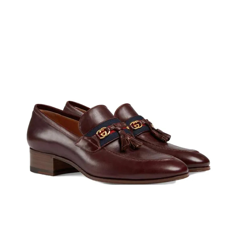 GUCCI Paride 35mm Tassel-trim Loafers-1