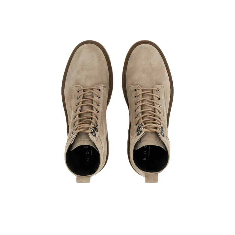 HOGAN H673 Lace Up Combat Boots-5