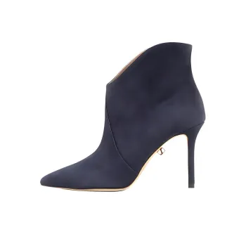 MAISON SKORPIOS Astrid Ankle Boots 9cm Women's Marine Blue