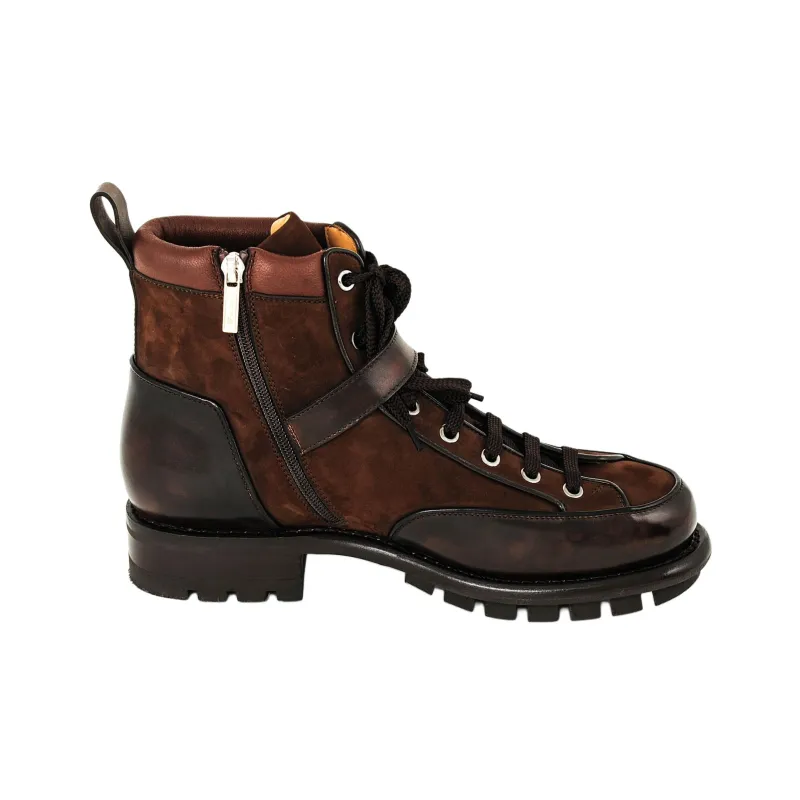 Santoni Draco Ankle Boots Men's Brown-1