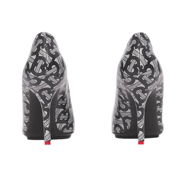 Burberry High Heels Women's Gray-4
