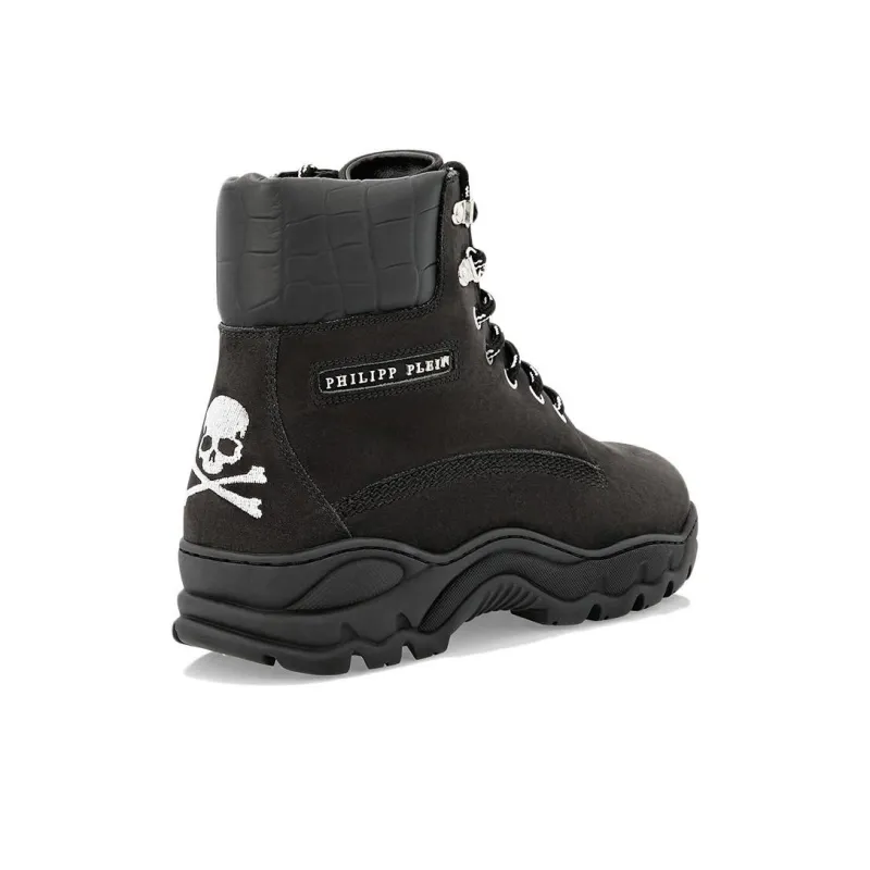 PHILIPP PLEIN Ankle Boots Men's Black-3