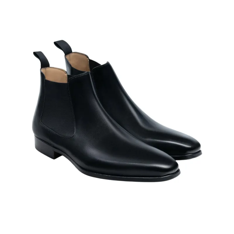 Magnanni Shaw Short Chelsea Boots Men's Black-2