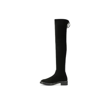 Stuart Weitzman/SW LOWLAND PEARL Over the knee Boots Women's Black