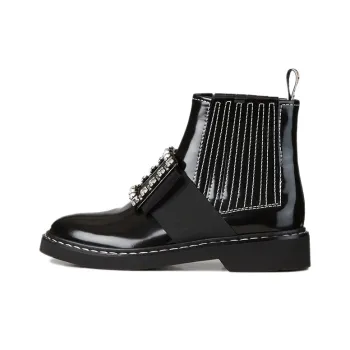 Roger Vivier Viv' Rangers Chelsea Boots Women's Black