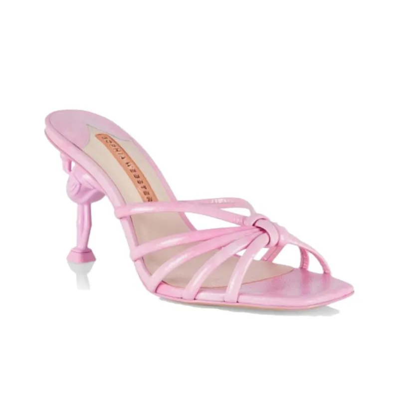 Sophia Webster Flo Flamingo Slide Slippers Women's Pink-3