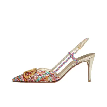 Valentino Vlogo Slim Heel High Heels Women's Multicolor