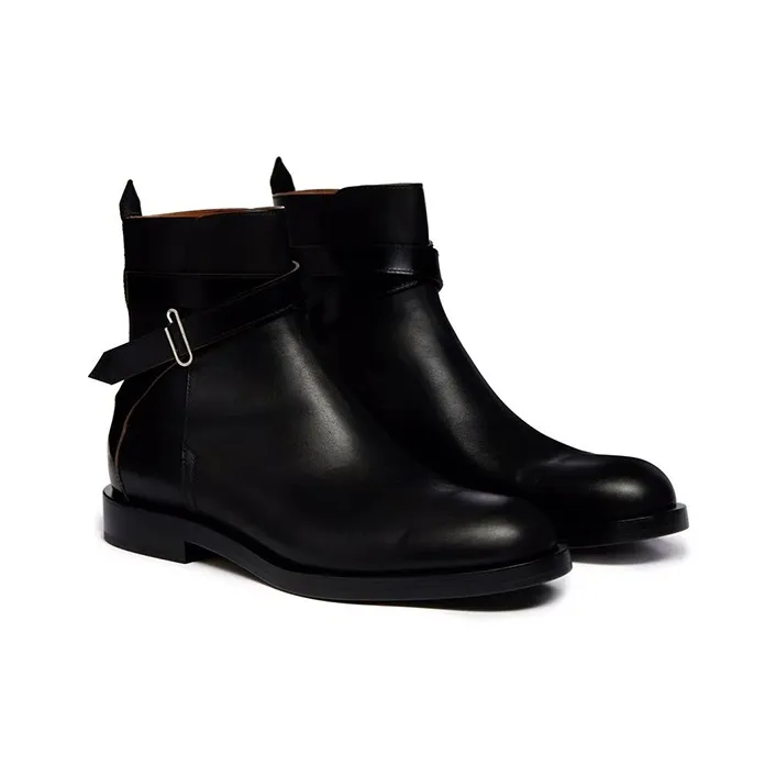 OFF WHITE Paperclip Ankle Boots Black-1