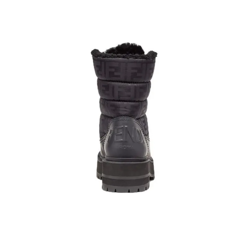 FENDI Fashion Ankle Boots Women's Black-4