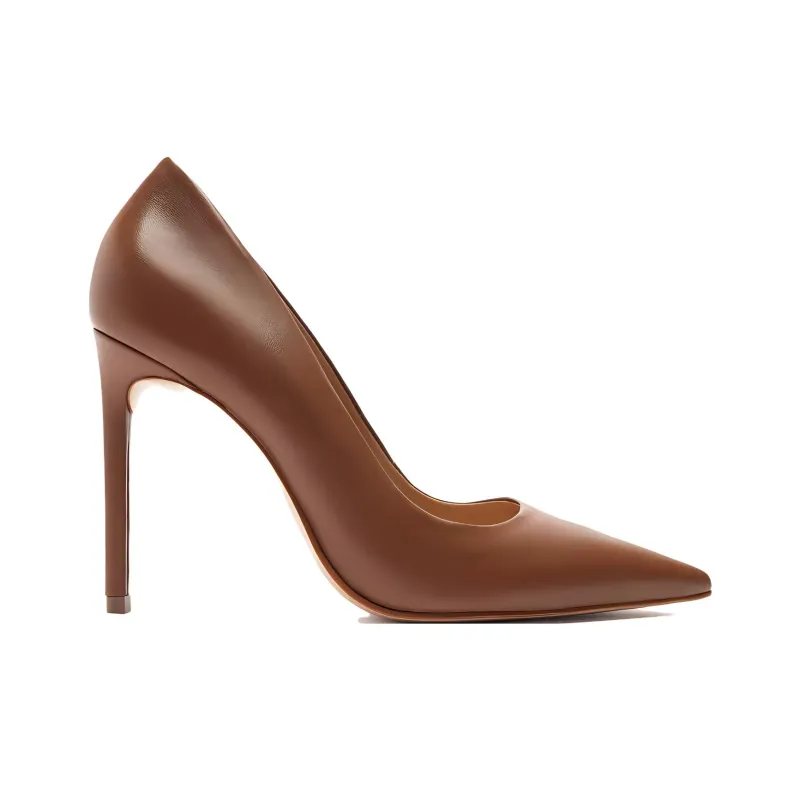 Schutz Lou High Heels 10cm Women's Dark Brown-1
