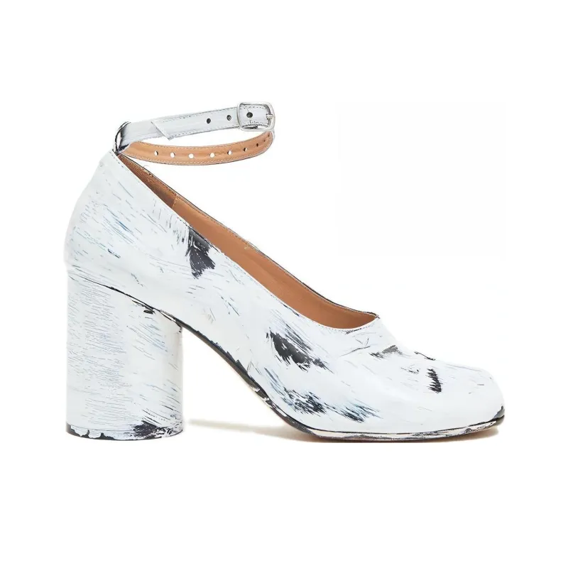 Maison Margiela Tabi Bianchetto 80mm Leather Pumps-1