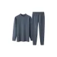 602 Navy Blue Mock Neck Men's