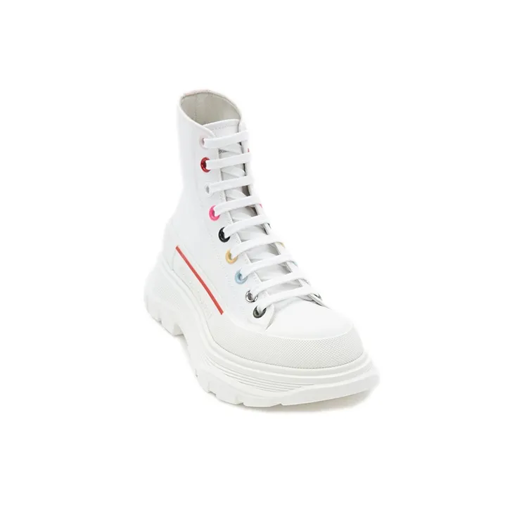 Alexander McQueen Tread Slick Boot White Multicolour Women's-2