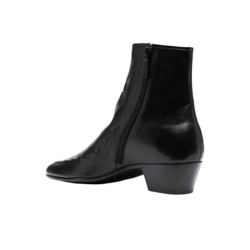 SAINT LAURENT Ankle Boots Men's Black-3
