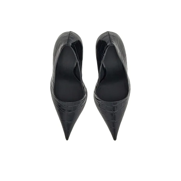 FERRAGAMO Eva 105mm Crocodile-embossed Pumps-3
