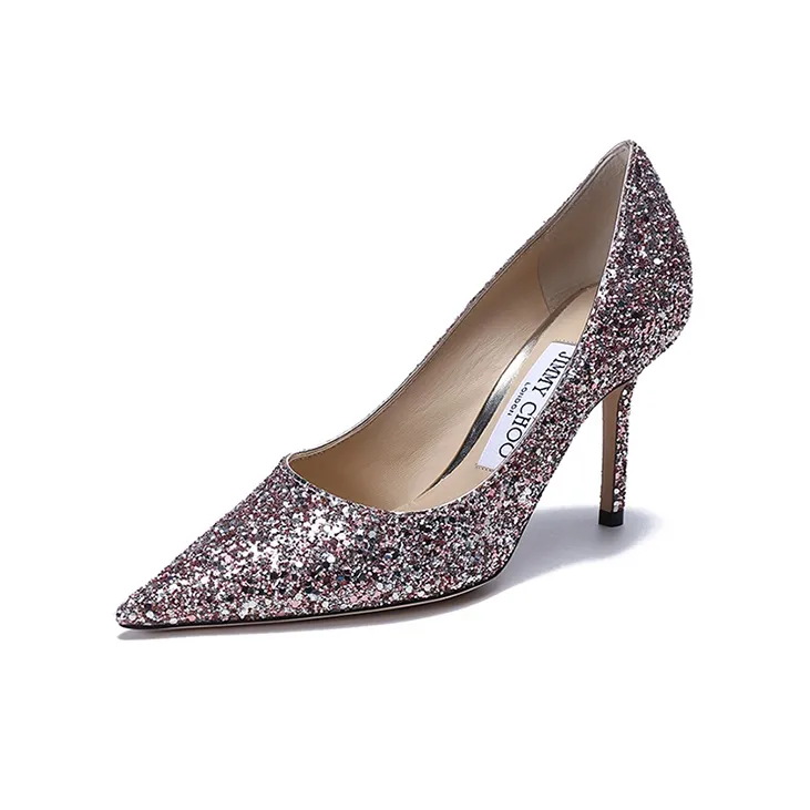 Jimmy Choo LOVE 85 Slim Heel High Heels 8.5cm Women's Rose Pink-2
