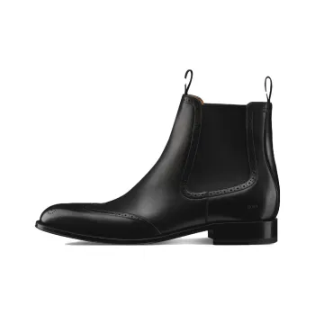DIOR Timeless Short Chelsea Boots Men's Black