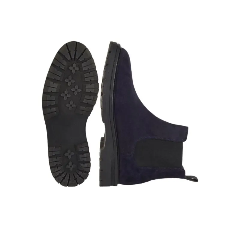 BOGGI Short Chelsea Boots Men's Purple-4