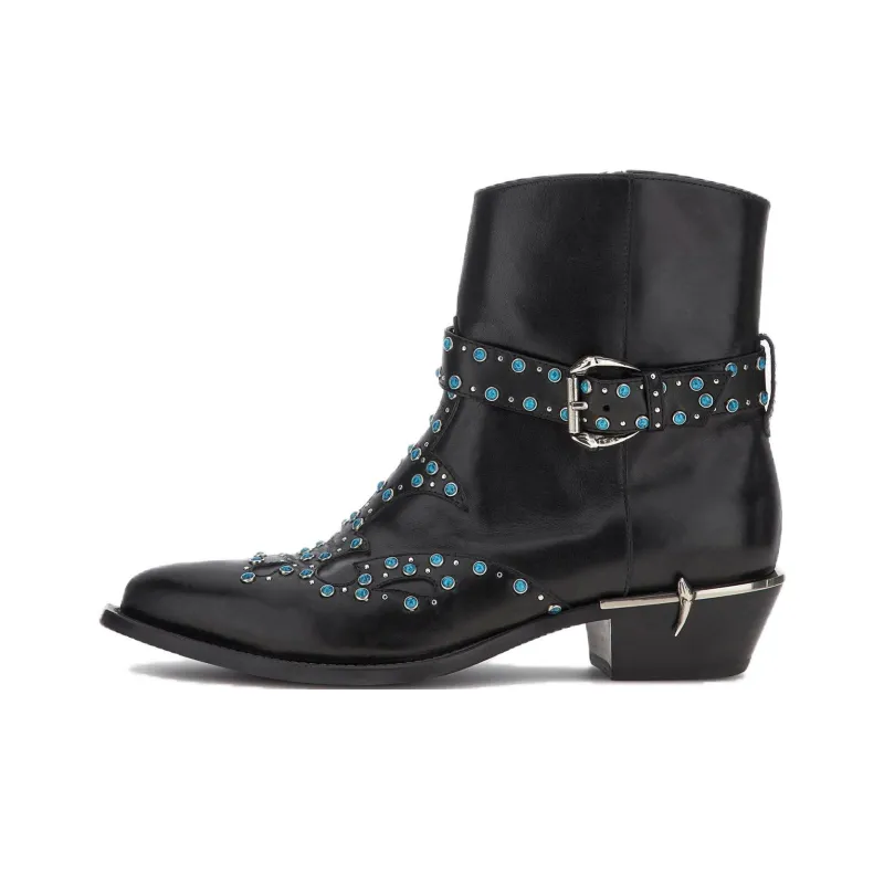Roberto Cavalli Ankle Boots Men's Black-0