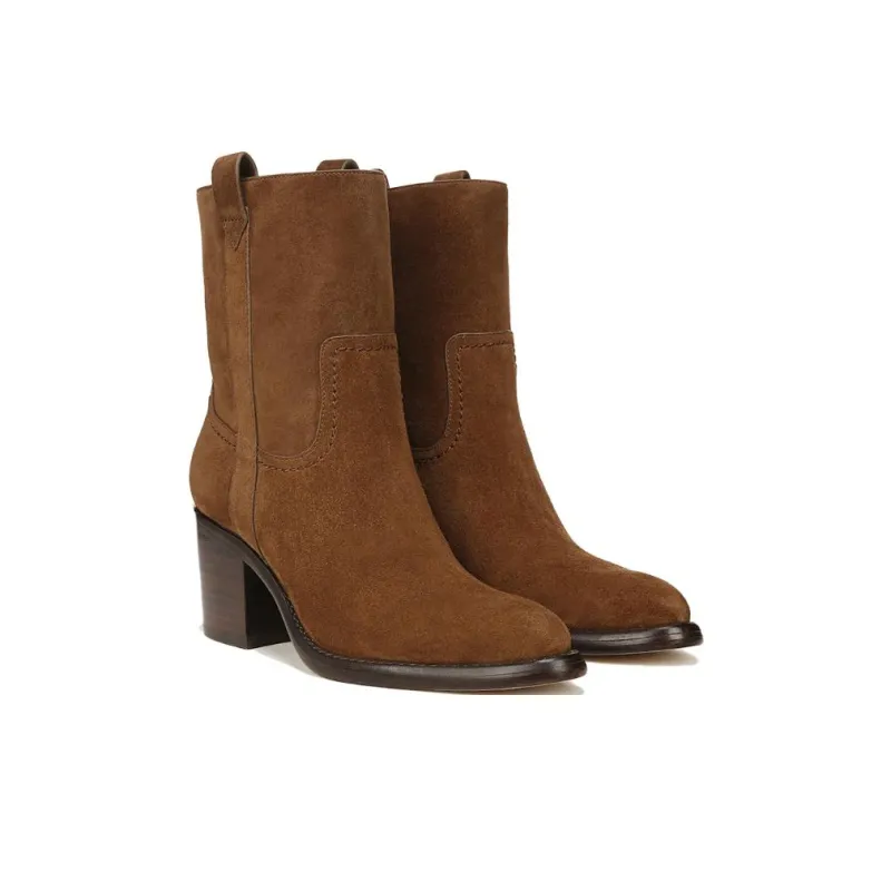 VERONICA BEARD Ankle Boots 6cm Women's Brown-2