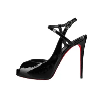 CL LUBOTING Jenlove Alta Slim Heel High Heels 12cm Women's Black