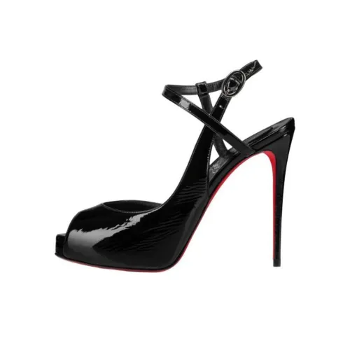 CL LUBOTING Jenlove Alta Slim Heel High Heels 12cm Women's Black