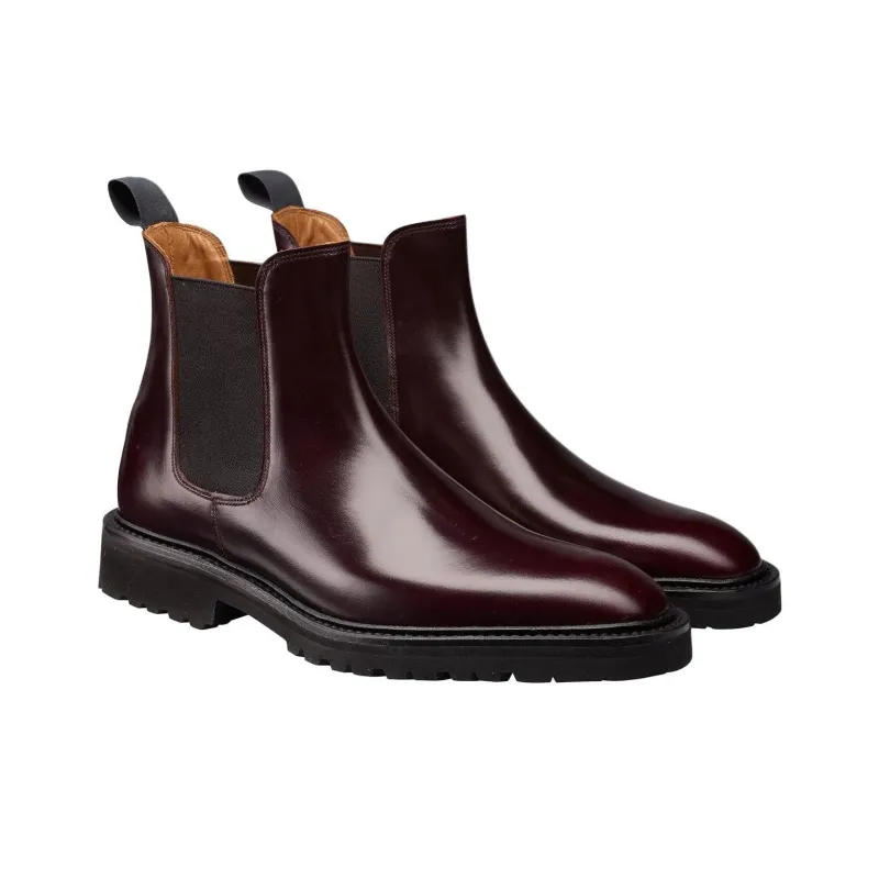 CROCKETT & JONES Poppy Chelsea Boots Women's Burgundy-2