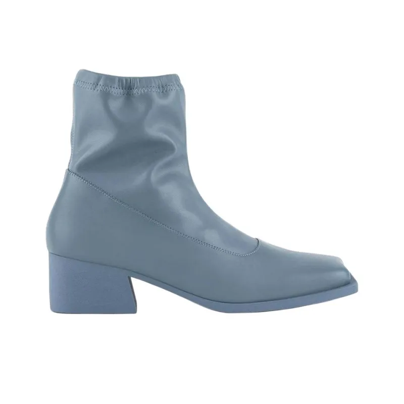 ISSEY MIYAKE x UNITED NUDE Stem Short Ankle Boots 4.5cm Women's Blue-1