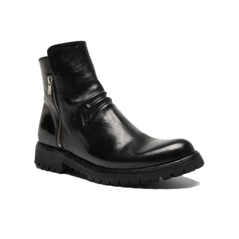 Officine Creative Ikonic Ankle Boots Men's Black-1