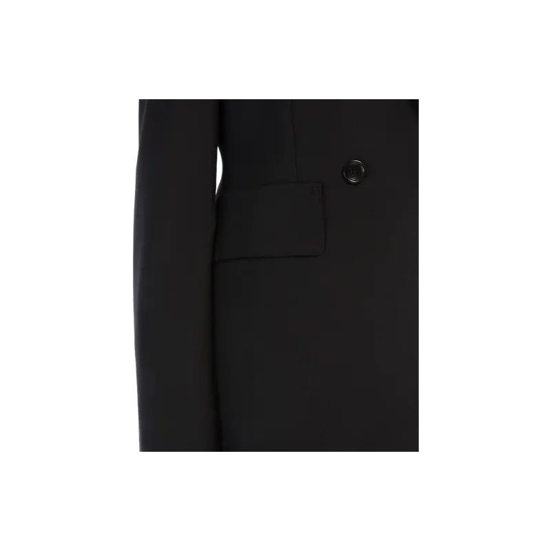 MaxMara Sanna Double Breasted Long Sleeved Jacket-3