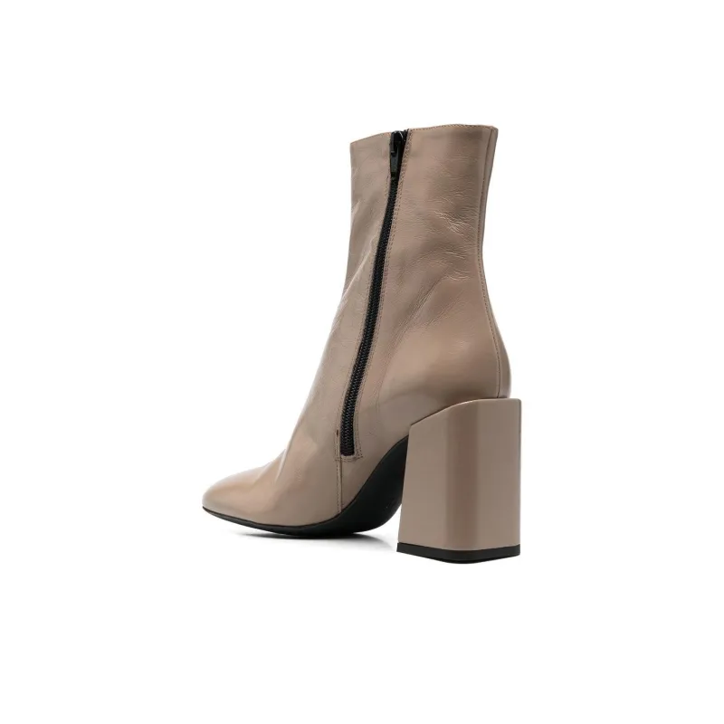 Furla 85mm Block-heel Leather Ankle Boots-3