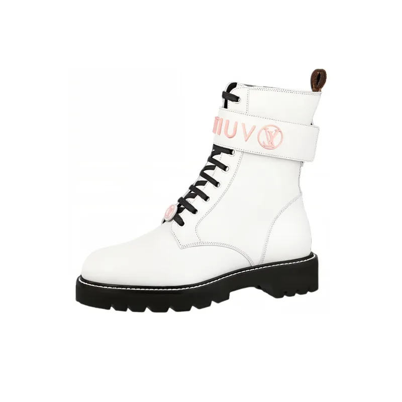 LOUIS VUITTON Territory Boots 'White' Women's-0