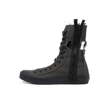 Yohji Yamamoto Ankle Boots Men's Dark Gray