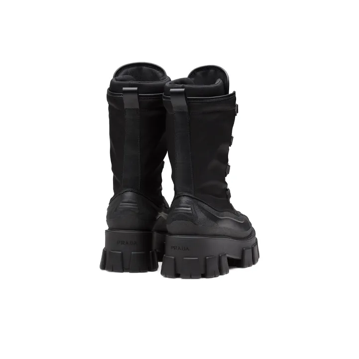 PRADA Monolith Women's Chunky Sole Boot 'Black'-4