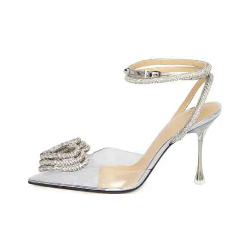 MACH & MACH Slim Heel High Heels Women's White