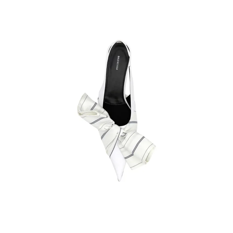Balenciaga Knife Chemise 40mm Slingback 'White' Women's-4