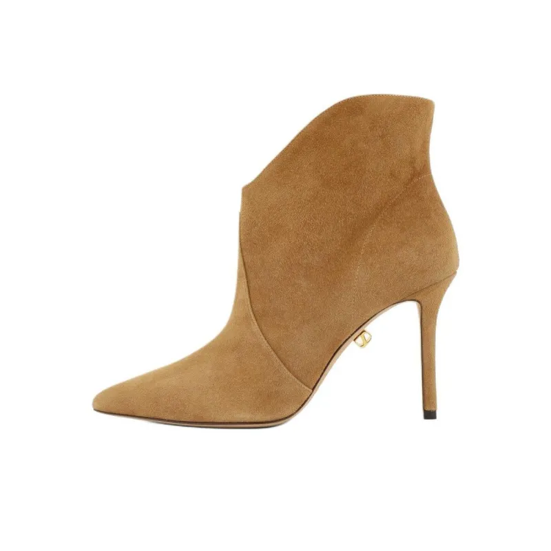 MAISON SKORPIOS Astrid Ankle Boots 9cm Women's Brown-0
