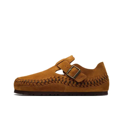 Birkenstock London Braided Shearling Kith Mink