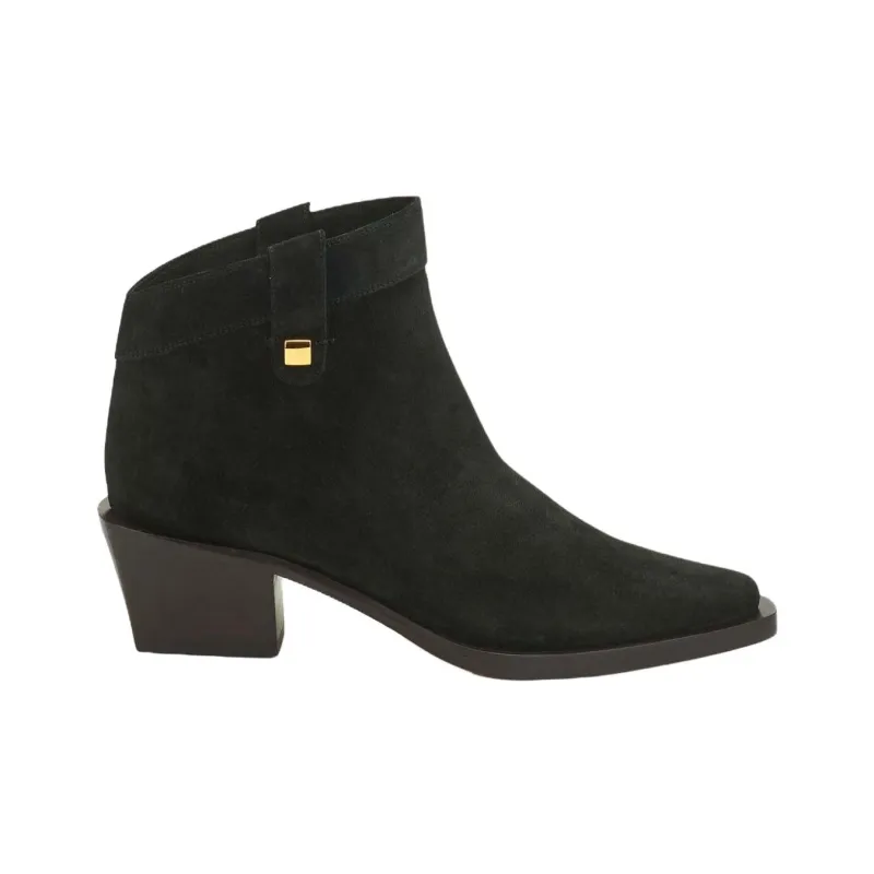 MAISON SKORPIOS Alexandra Ankle Boots 6cm Women's Black-1