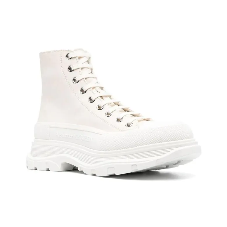 Alexander McQueen Tread Slick Boots 'Cream White Beige'-2