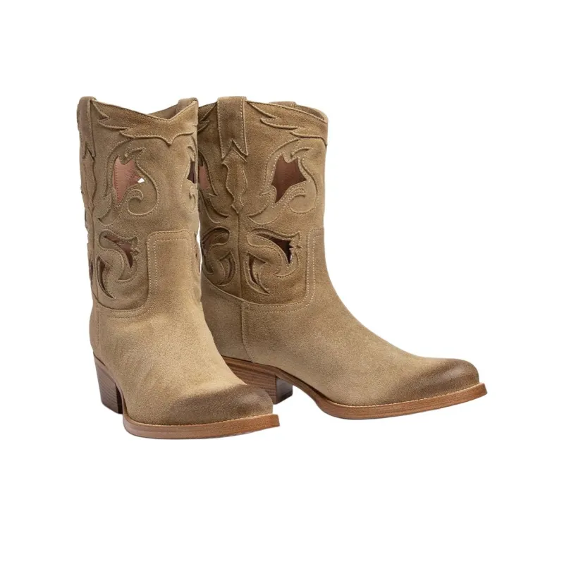 SARTORE Ankle Boots 4.5cm Women's Sandy Umber-3