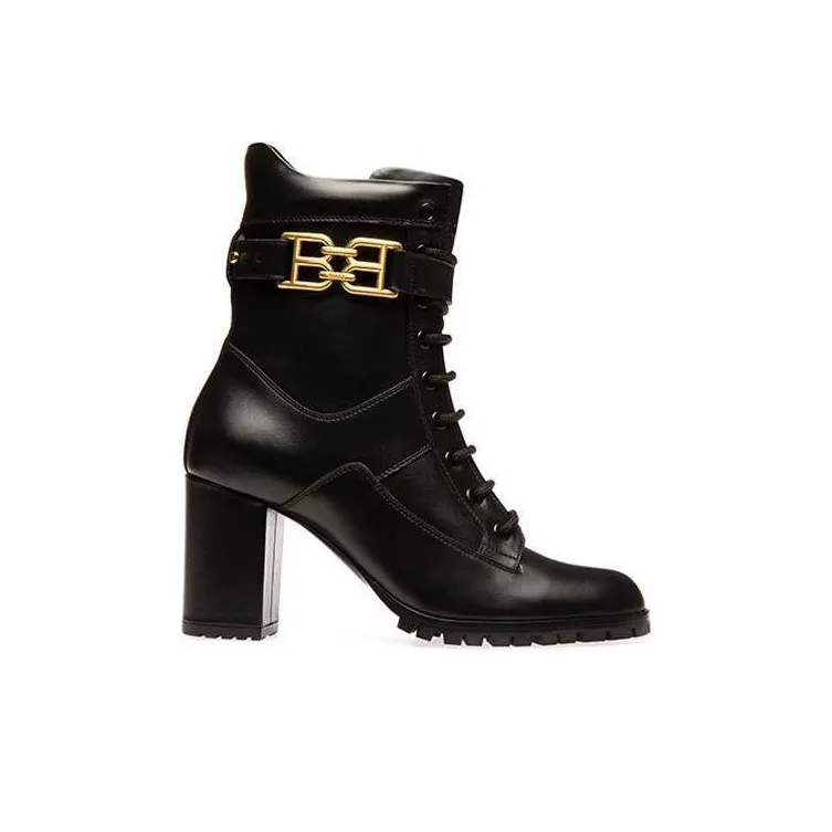 BALLY Logo-plaque Boots Women's-1