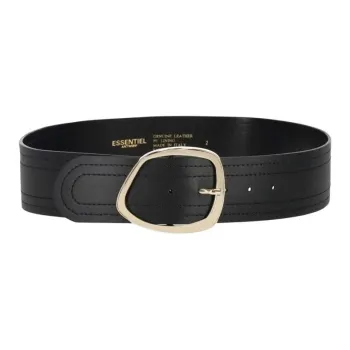 ESSENTIEL ANTWERP Leather Leather Belts Women's Black Width 6CM