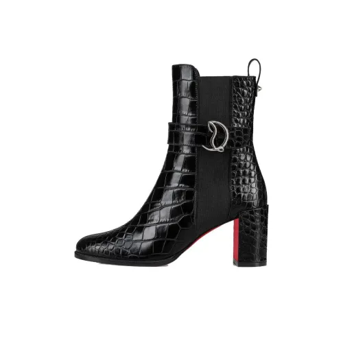 CL LUBOTING Chelsea Booty Short Chelsea Boots 7cm Women's Black