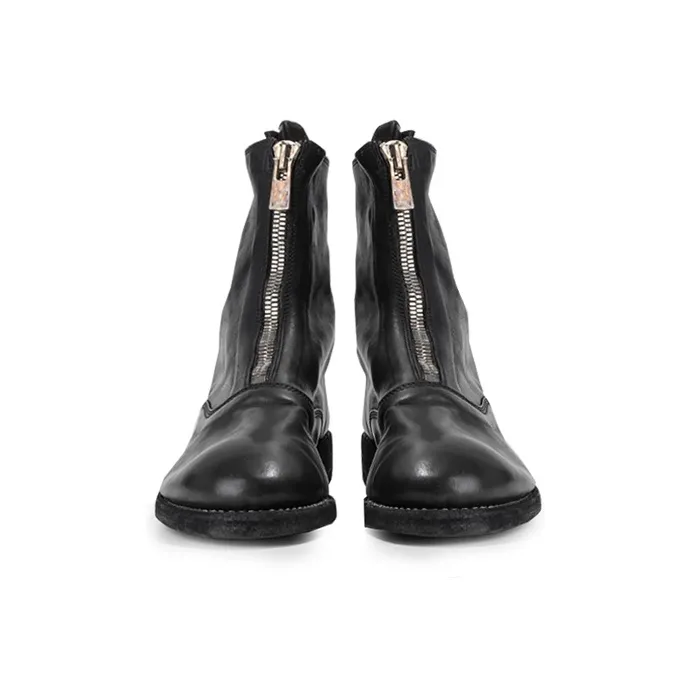 GUIDI 210 Ankle Boots Men's Black-4